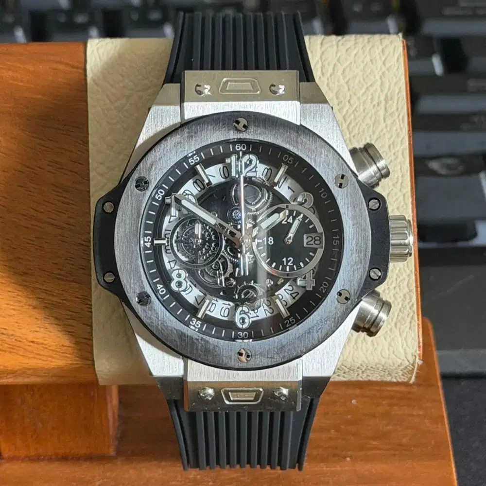 Seiko Unico Big Bang Silver VK64 Chronograph Special Built