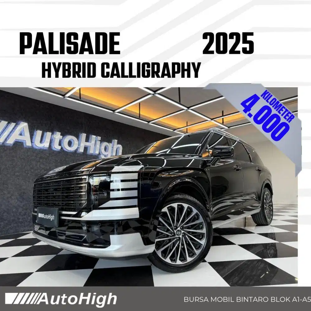 DP10% [Km4.000] Palisade Hybrid Calligraphy 2025 Black #AUTOHIGH