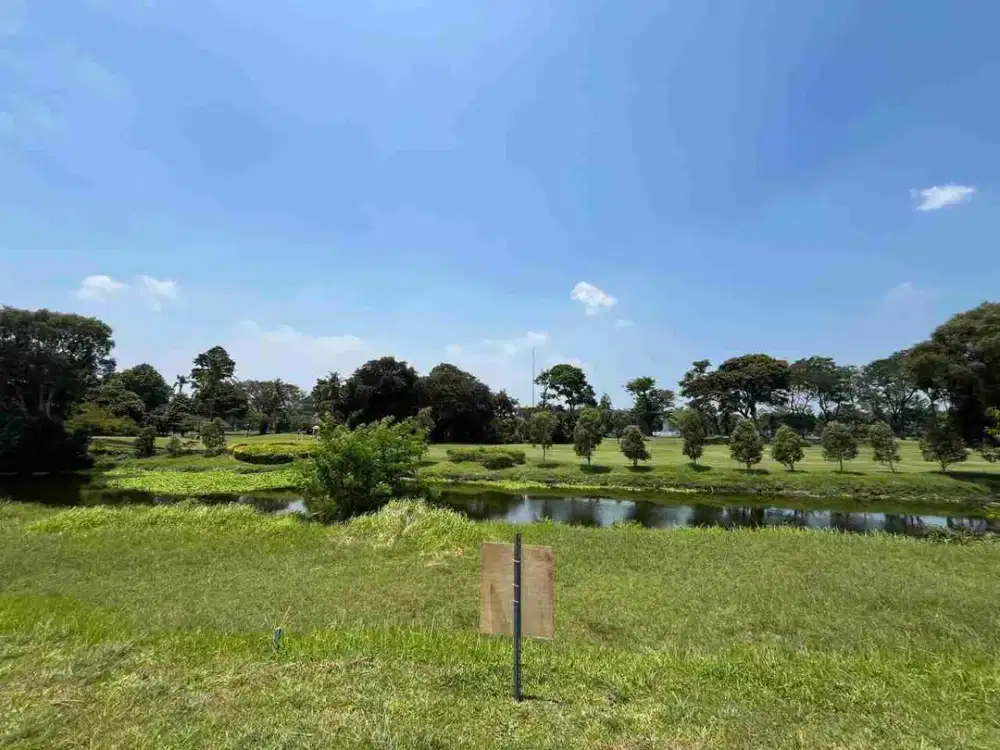 Jual Tanah Kavling langsung danau dan golf Suvarna Sutera 1827m2