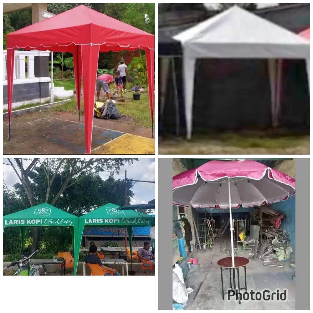 Tenda kafe dan tenda payung (bs antr skitr medan)
