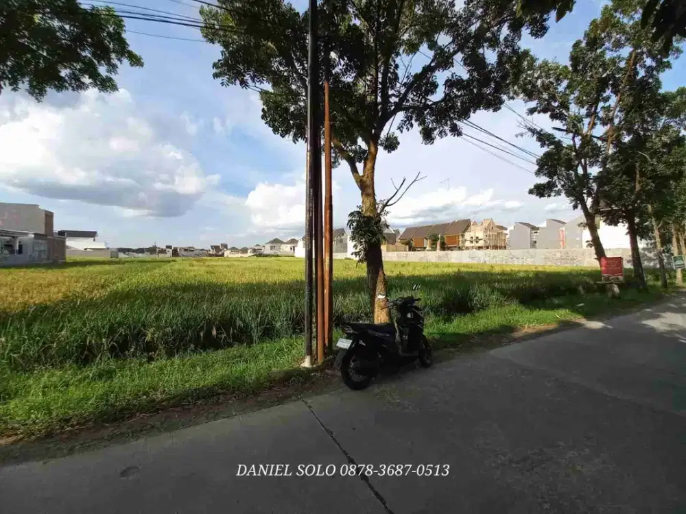 Dijual Tanah Sawah Singopuran Kartosuro Solo Kering Pekarangan