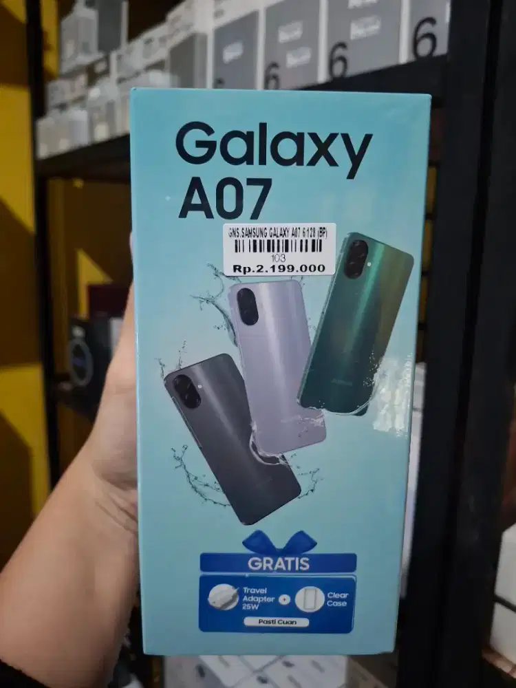 SAMSUNG GALAXY A07 6/128 + GRATIS CLEAR CASE | ATLANTIS DAHSYAT