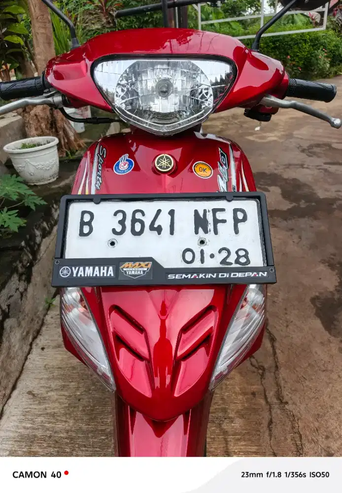 RESTORASI RINGAN MIO SPORTY BASIC SMILE MARUN 2010