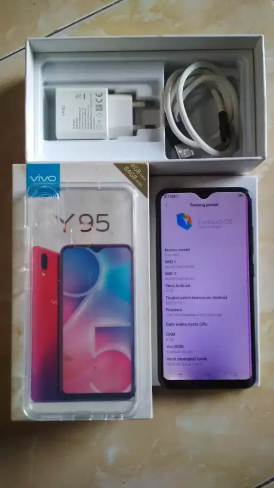 Vivo Y95 4/64 Minus Lcd