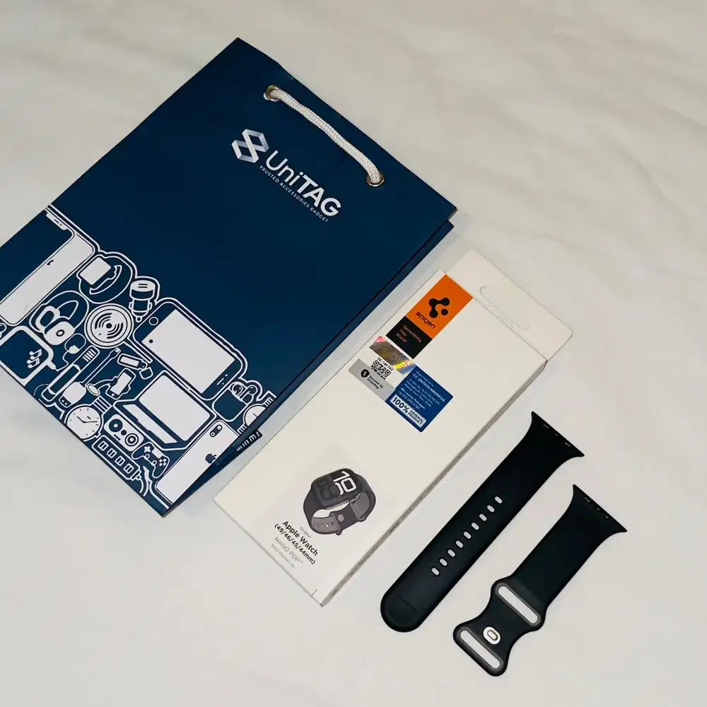 Strap Apple Watch Spigen Black Nano Pop 46mm