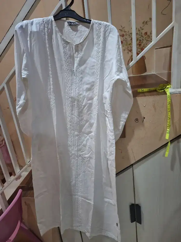 Apa adanya gamis katun