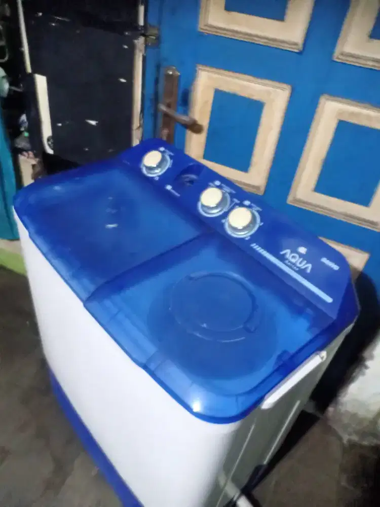 Jual mesin cuci AQUA kapasitas 7,5kg pencucian pengering kencang