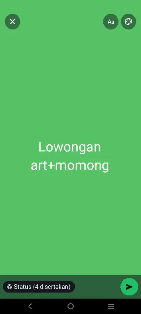 Di Butuhkan segera yg serius mau bekerja