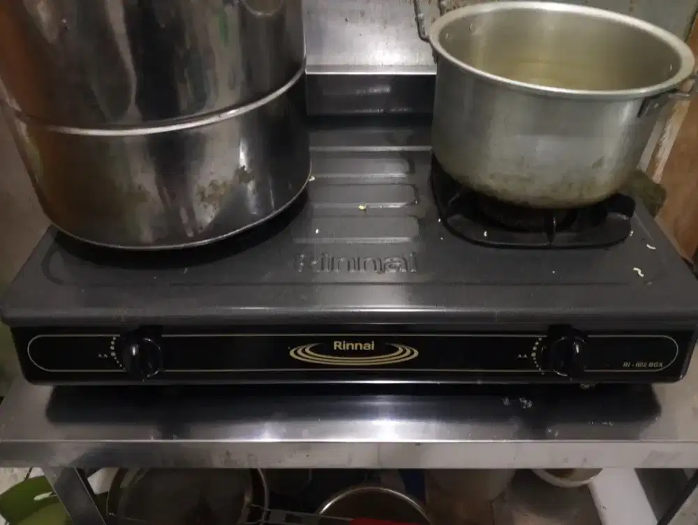 Rinai kompor 2 tungku