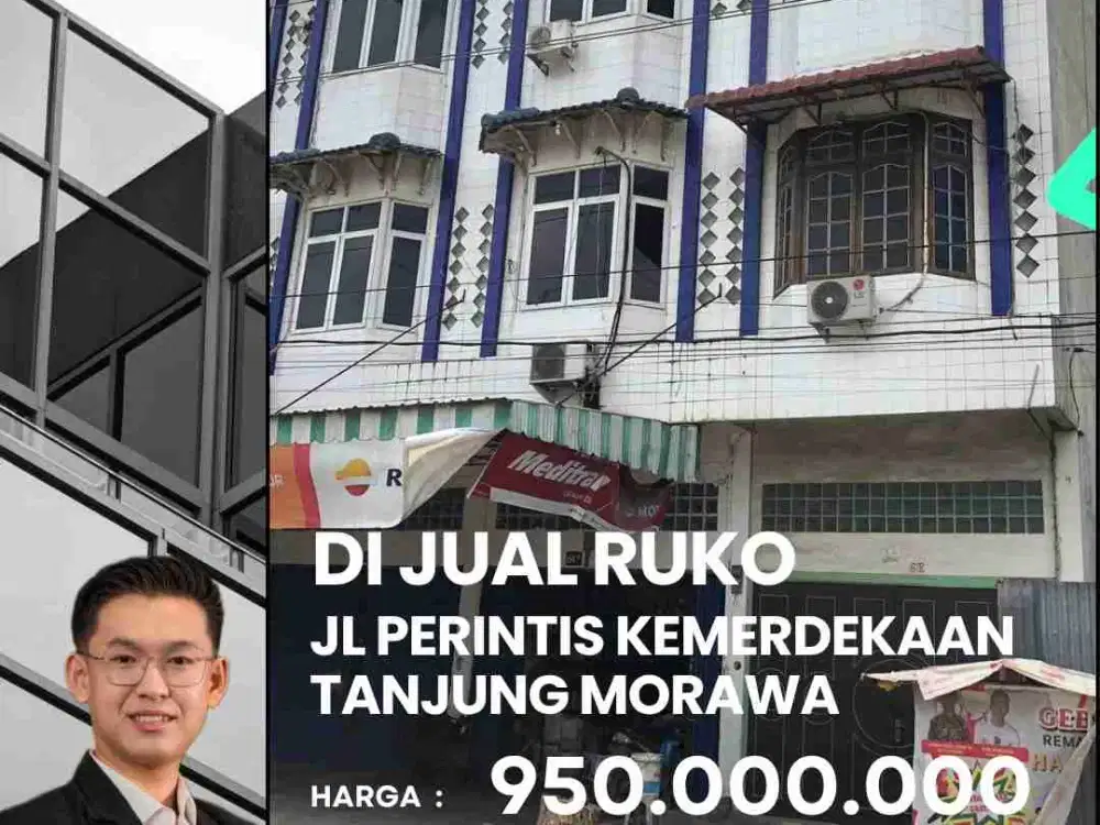 DI JUAL CEPAT RUKO PINGGIR JALAN PERINTIS KEMERDEKAAN, TANJUNG MORAWA