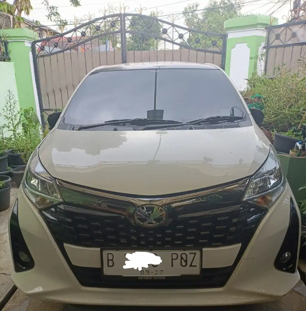Dijual Toyota Calya 2022 Putih 1.2Gmanual, KM 55rb Tangan pertama