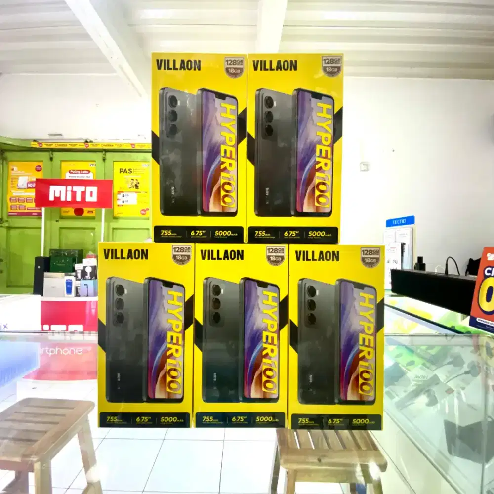 Villaon hyper 100 6/128 garansi resmi