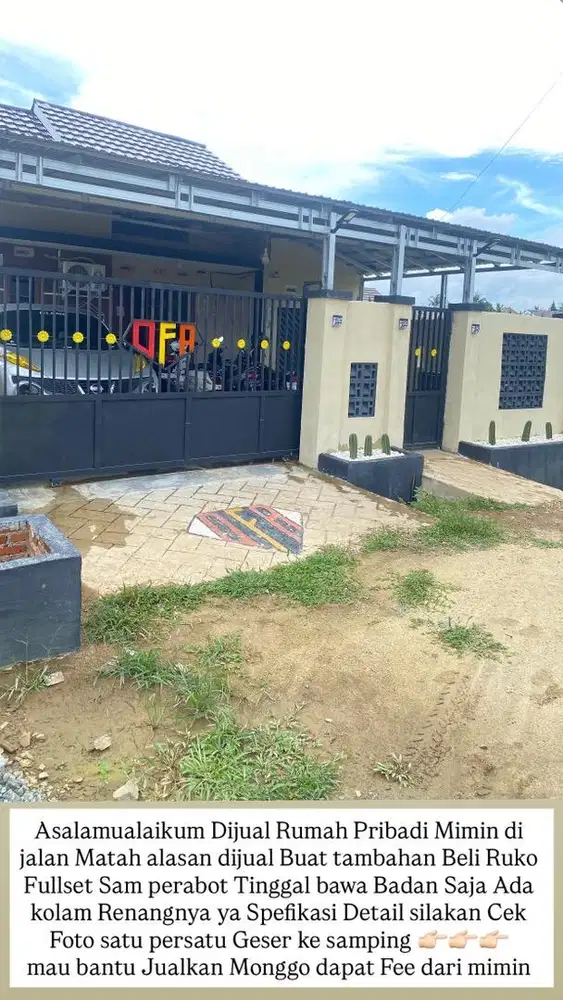 Dijual Rumah Full Furniture + Kolam Renang