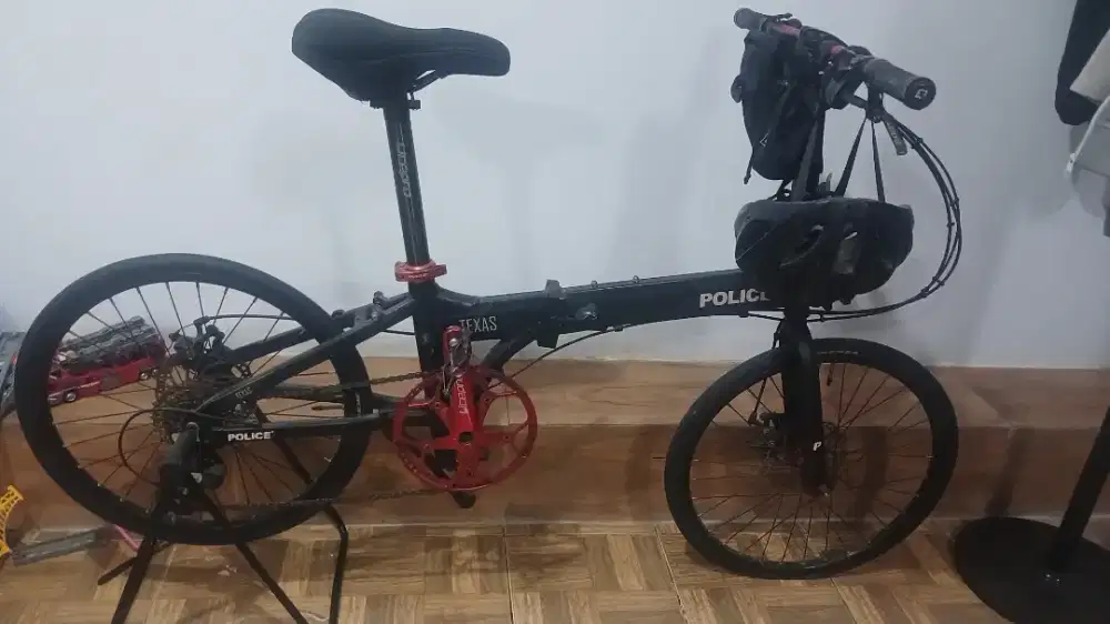 Sepeda Lipat Police full modif