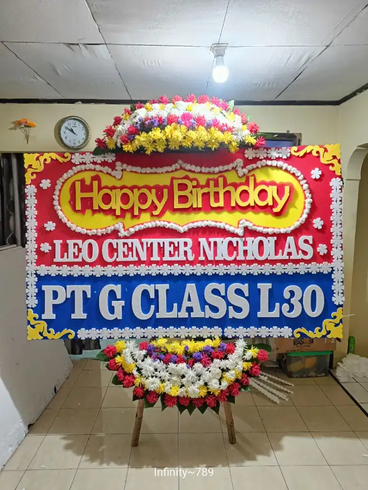 karangan bunga papan