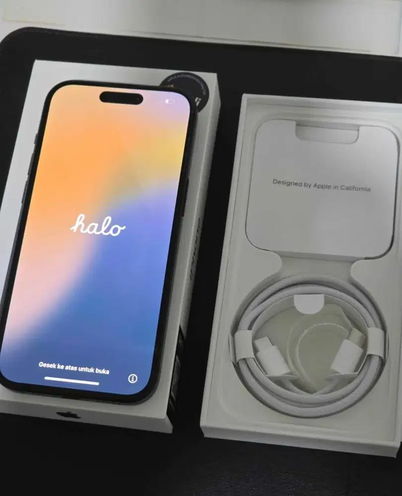 iPhone 15 128GB Black Resmi bh 100