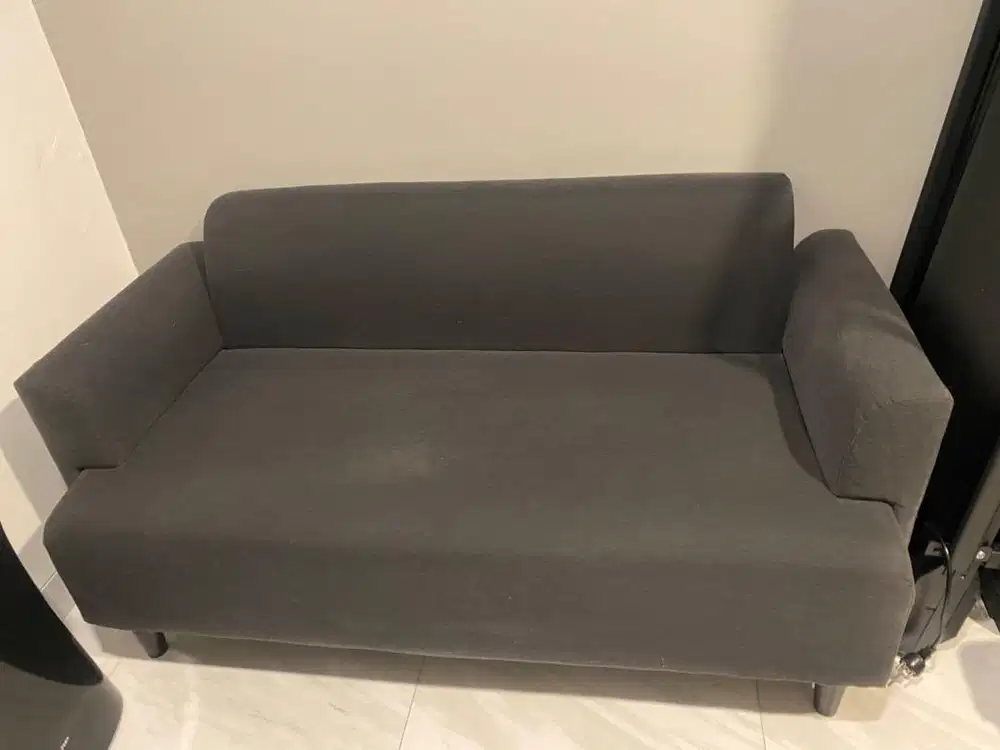 Sofa IKEA 2 Seater Hamlingby Warna Abu (Knisa)