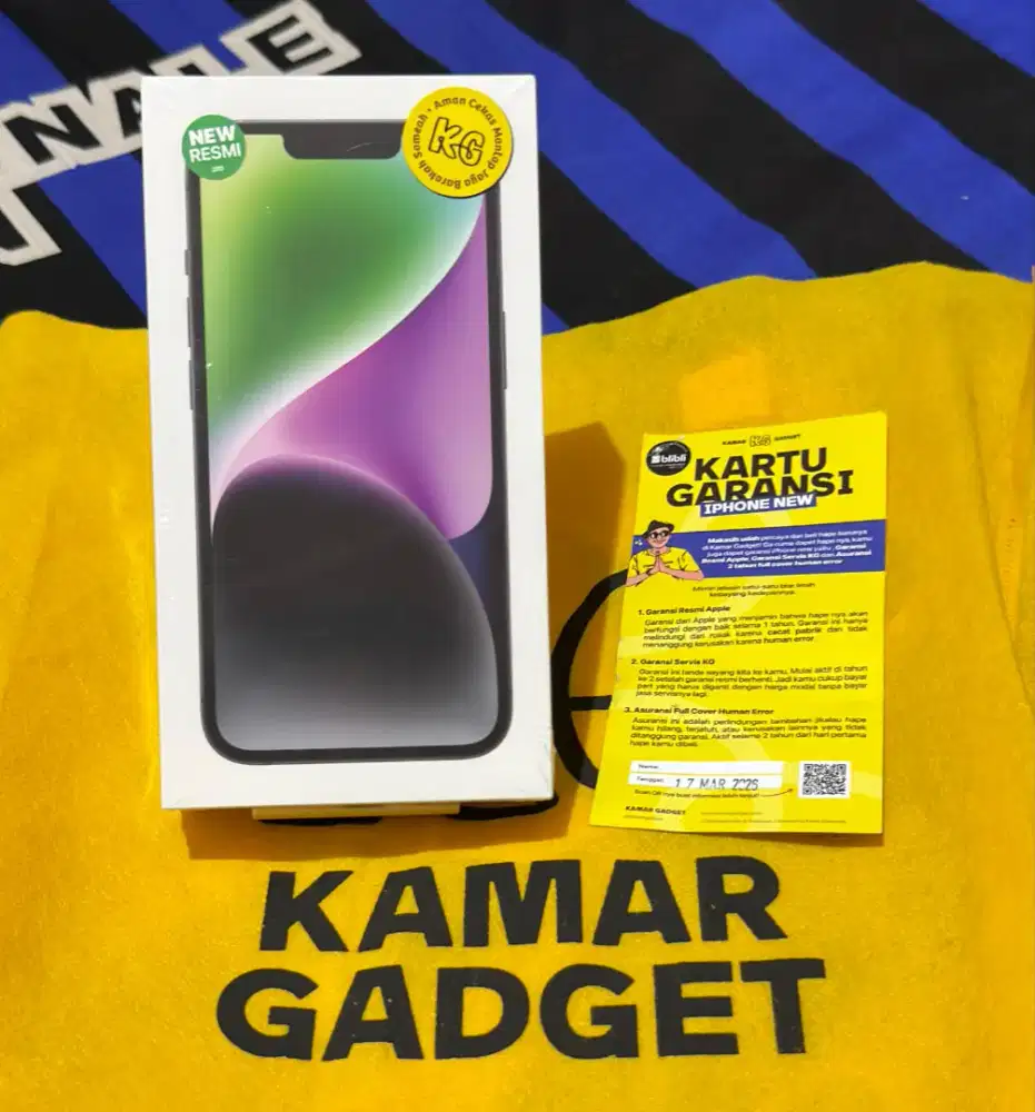 IPHONE 14 128 NEW RESMI IBOX