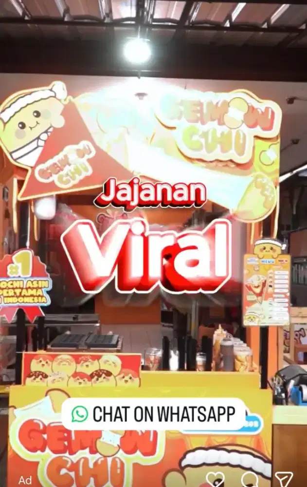 Dijual Franchise Gemoy Coin Jajanan Viral Korea | Jual Usaha Jajanan