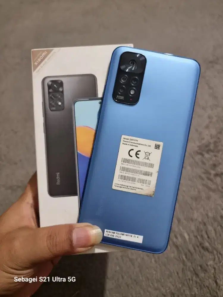 Xiaomi Redmi Note 11 (NFC) 8GB 4+4/128GB Murah Mulus (Lokasi Cicaheum)