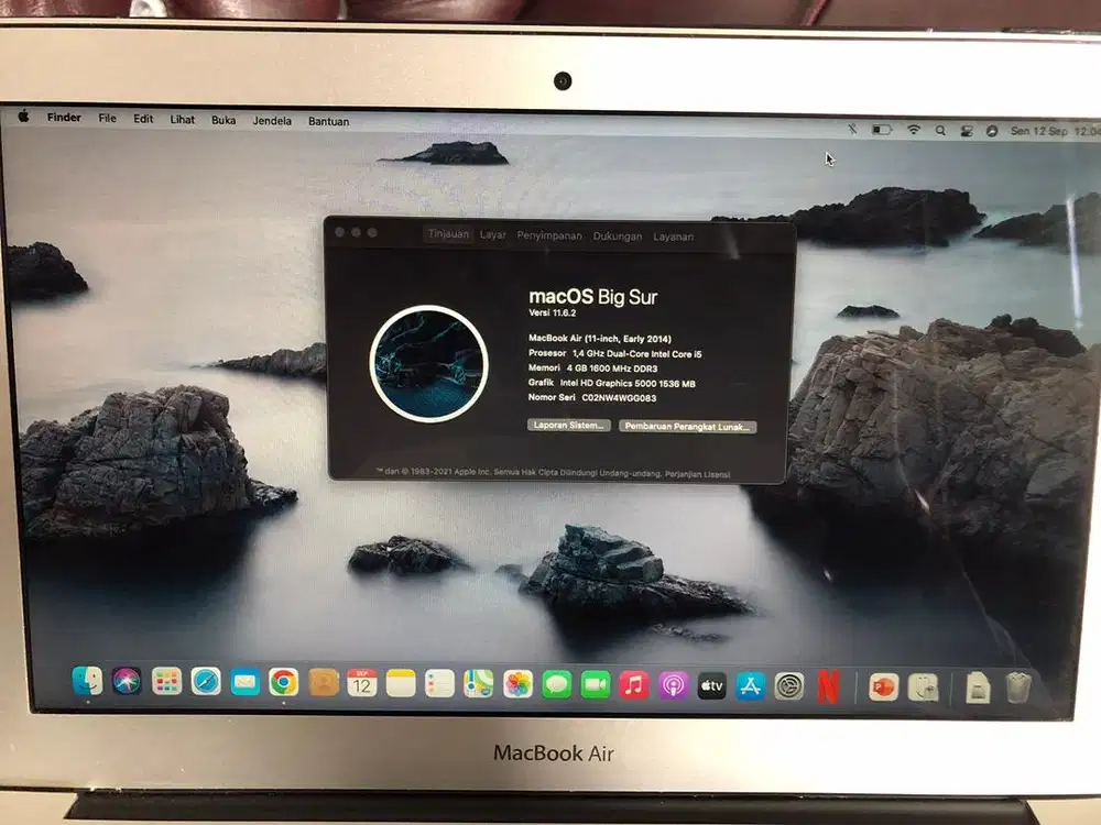 Macbook air 13inch tahun 2015