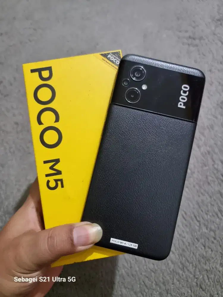 Poco M5 (NFC) 8GB 4+4/128GB Murah, Siap Pakai (Lokasi Cicaheum) Dibaca