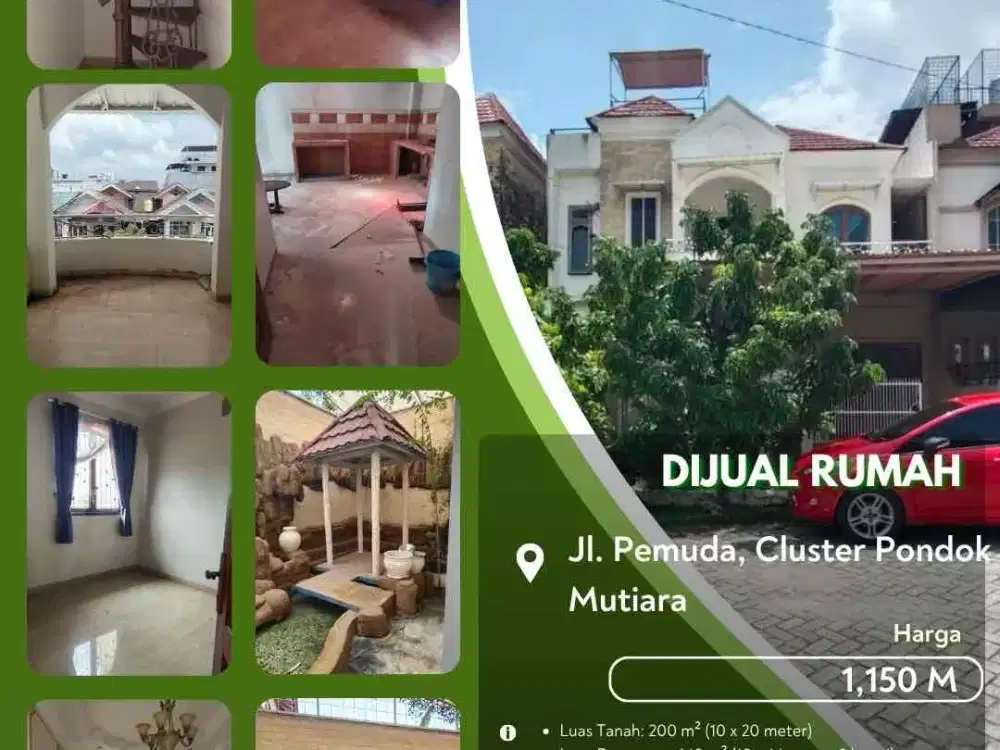 Dijual Rumah Pondok Mutiara Pekanbaru Kota Siap Huni!