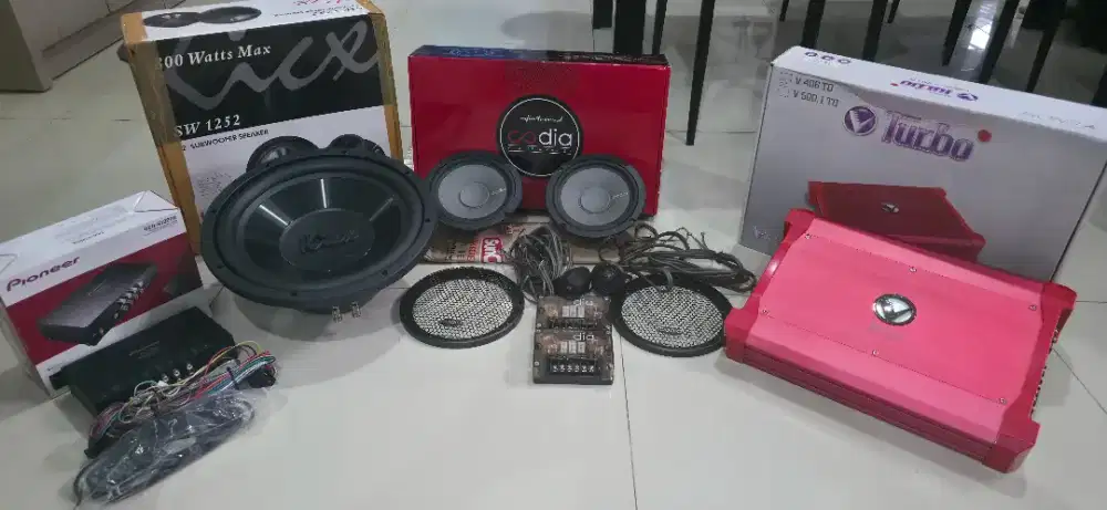 Jual 1 set audio mobil second