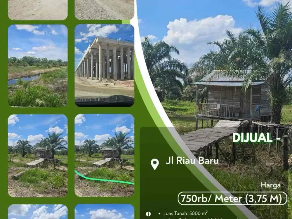 Dijual Tanah Jalan Riau Baru Pekanbaru Kota Siap Bangun!