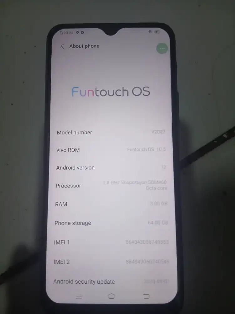 hp vivo ram 3 gaada dus sama casan aja masih baru gapernah dipake juga