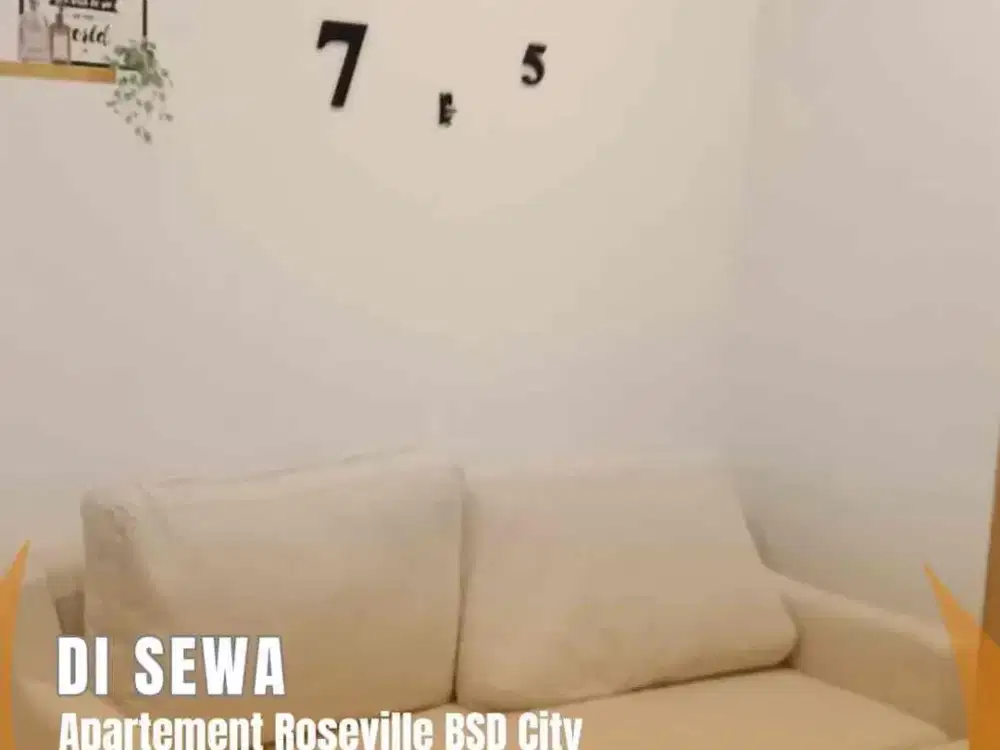 DI SEWA Apartment Roseville BSD City Full Furnish 1BR Lantai 18