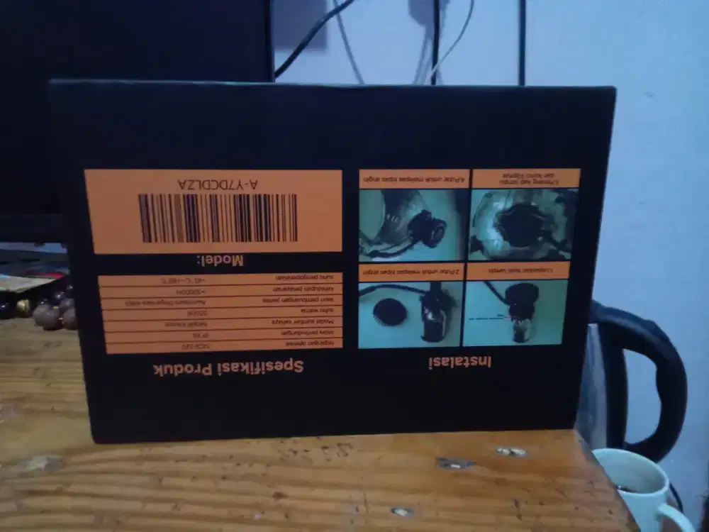 H4 mini ledlens scoopy  baru