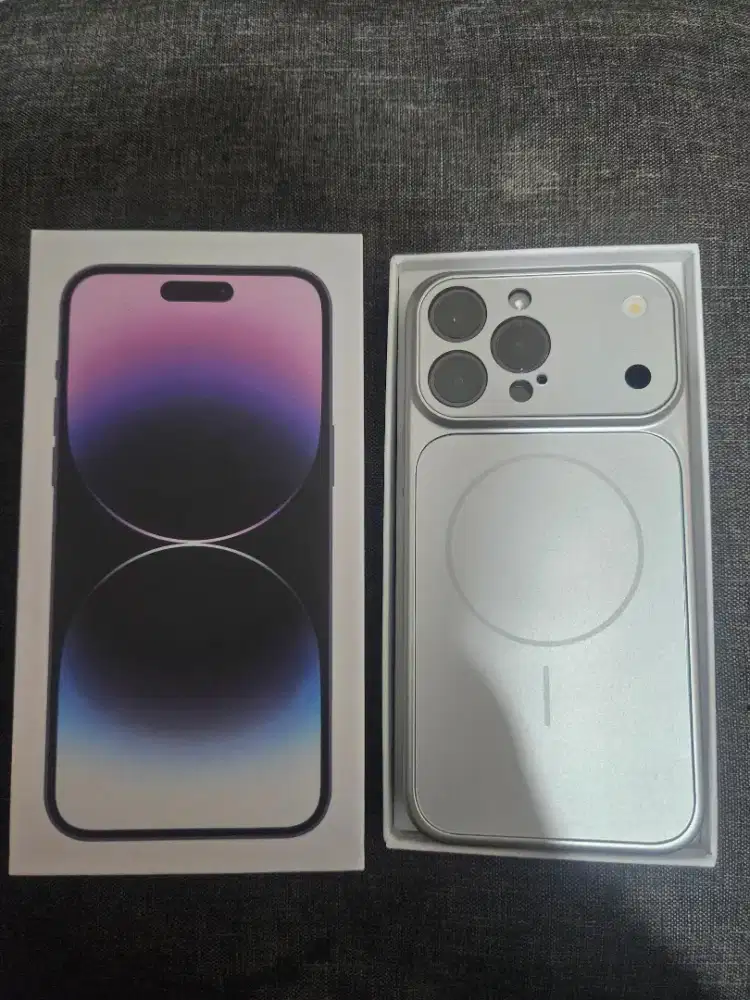 iPhone 14 Pro Max 128GB Deep Purple – Inter USA, Fullset, Siap Pakai