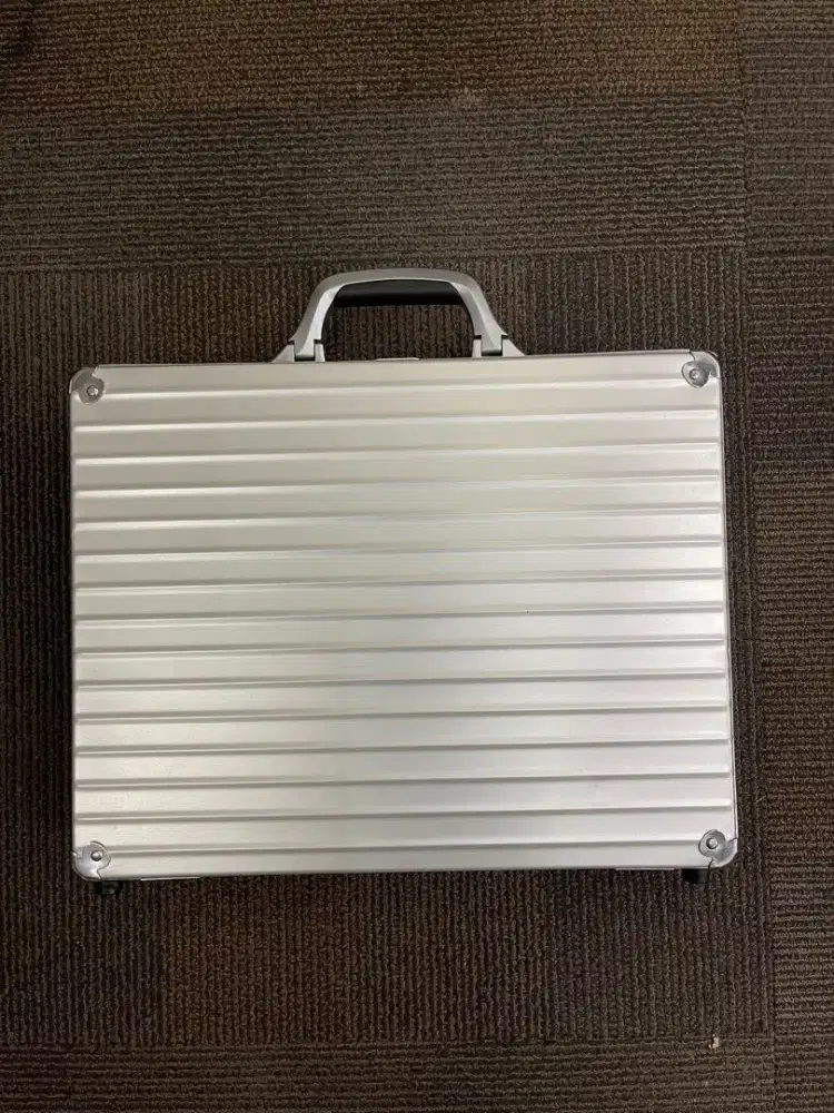 RIMOWA Alumunium Attache case box briefcase bag original brand second