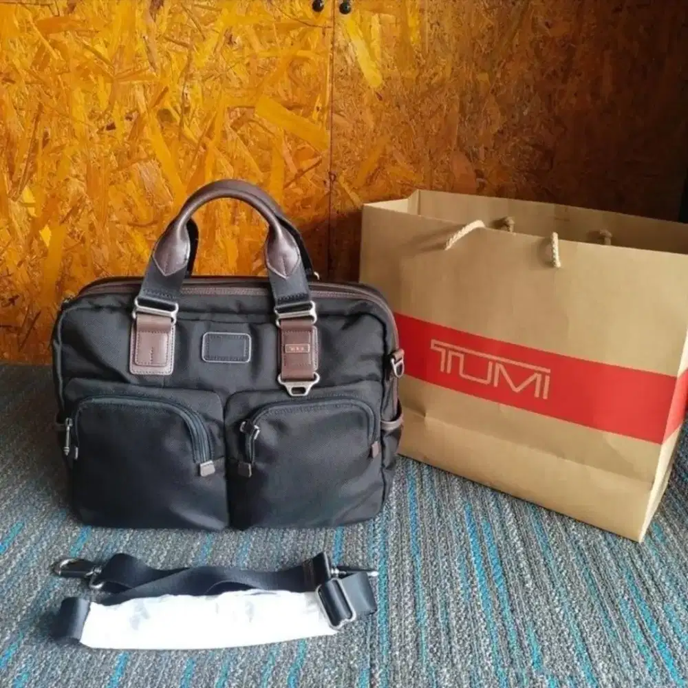 Tumi Alpha Andersen slim laptop bag tas brief original brand