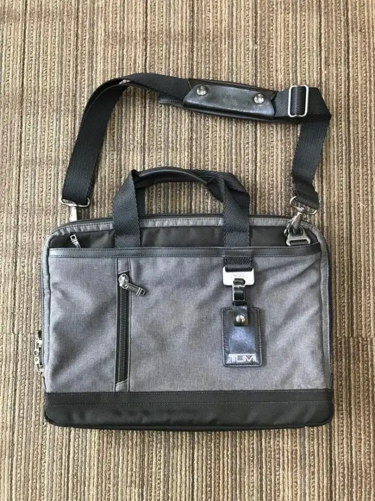 Tumi Burke Portfolio brief laptop sling bag tas original brand