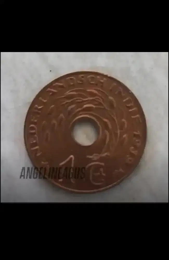 Koin Kuno Nederlandsch Indie 1939 1C