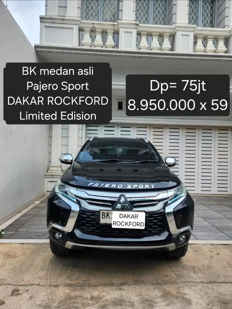 (Dp 75jt) Pajero Sport Dakar Rockford limited edision 2018, 2019