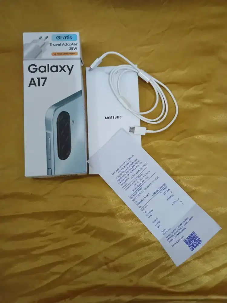 Samsung Galaxy A17 Light Blue RAM 8/128GB Fullset