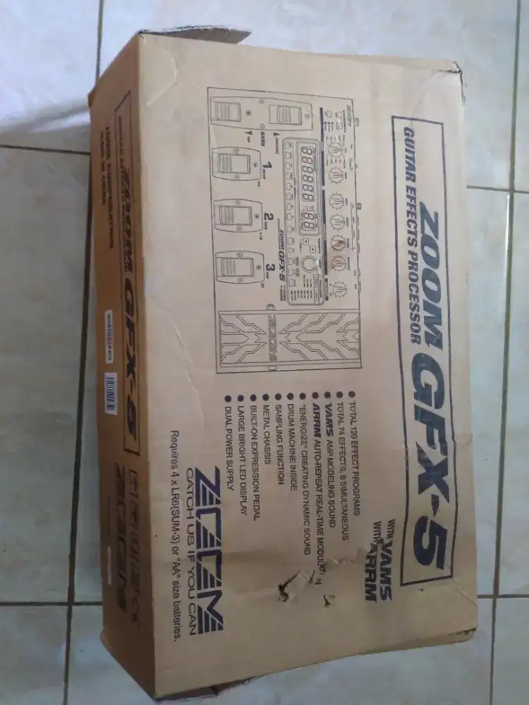 Efek guitar zoom GFX 5