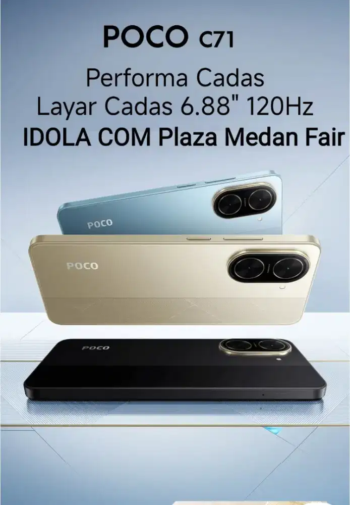 Poco C71 4/128  New garansi Resmi