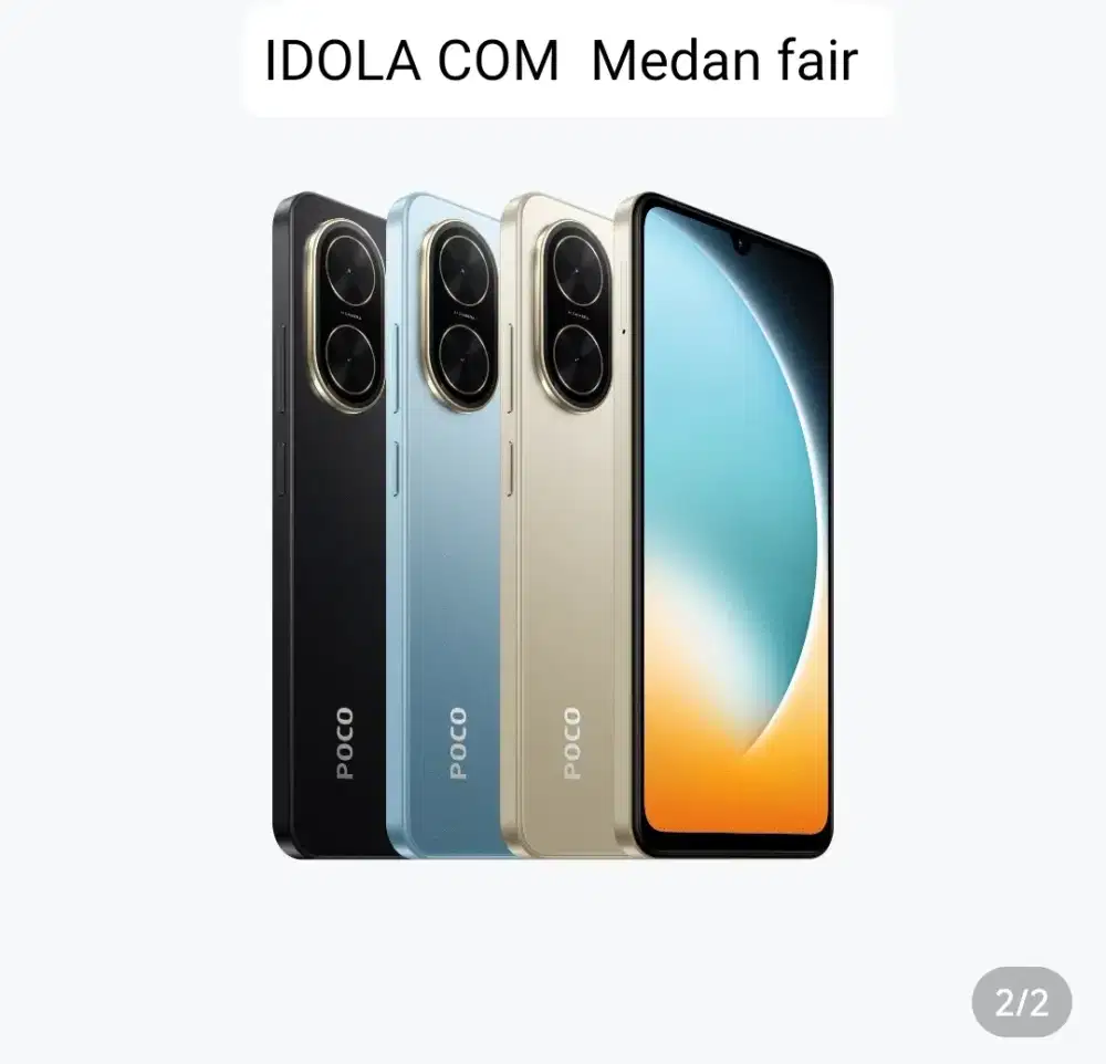 Poco C71 4/128 new garansi Resmi