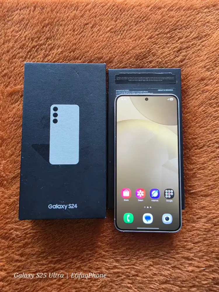 Samsung S24 Flagship 8GB/256GB Fulset Ori Garansi Resmi Galaxy S 24 5G