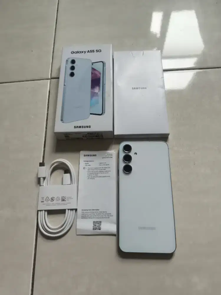 Samsung A55 5G 12/256 awesome iceblue like new sein
