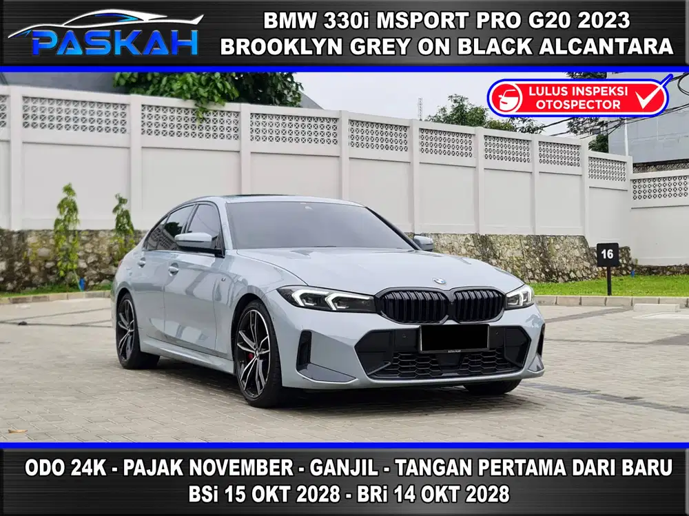 M SPORT PRO BUNGA=4% NOVEMBER GANJIL BMW 330i M SPORT PRO 2023 SUNROOF