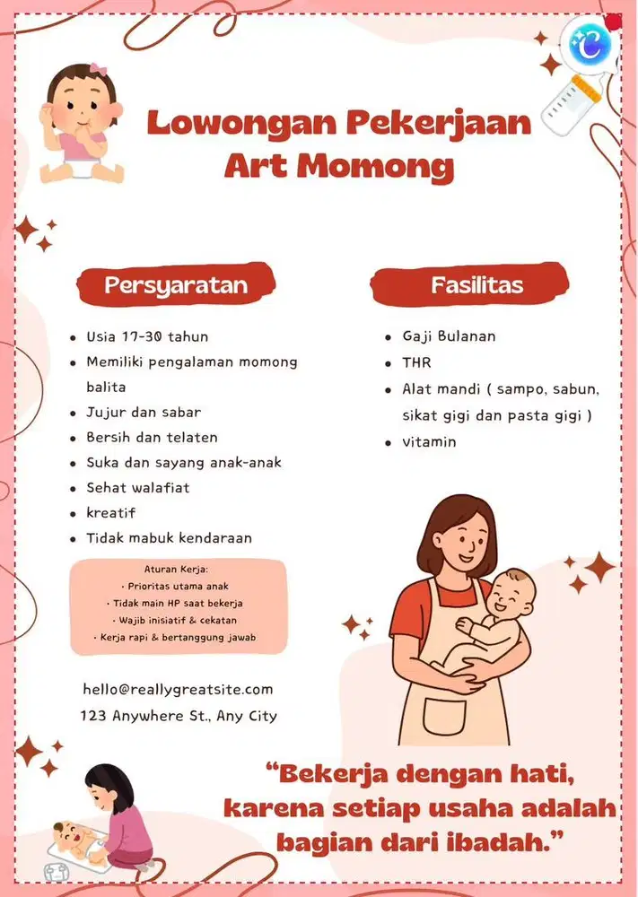 ART MOMONG ANAK 2 TAHUN