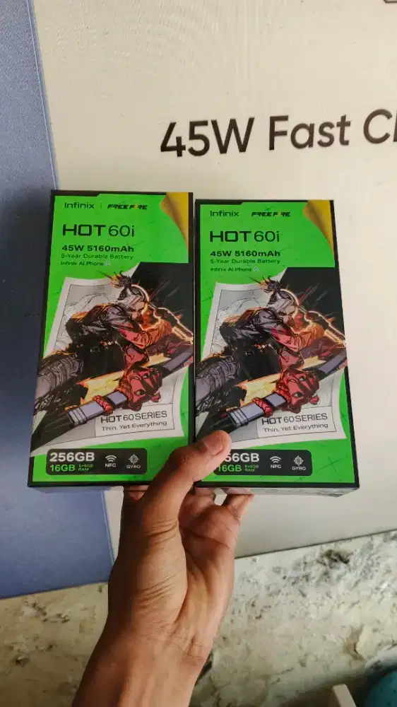 Infinix Hot 60i 8/256 [Baru, Garansi Resmi 1 Tahun]