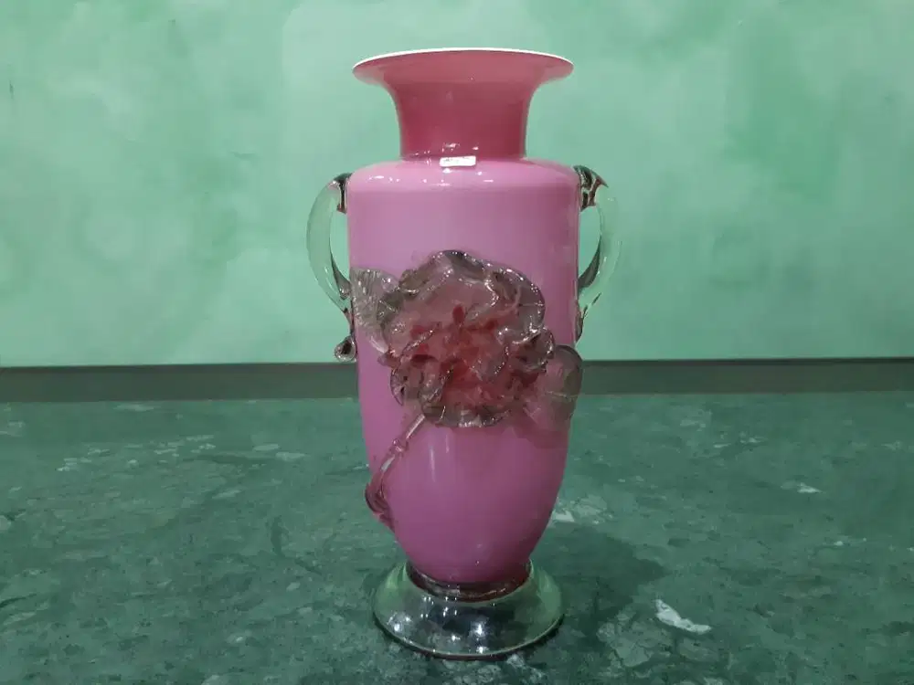 Vas Bunga Pink kramik