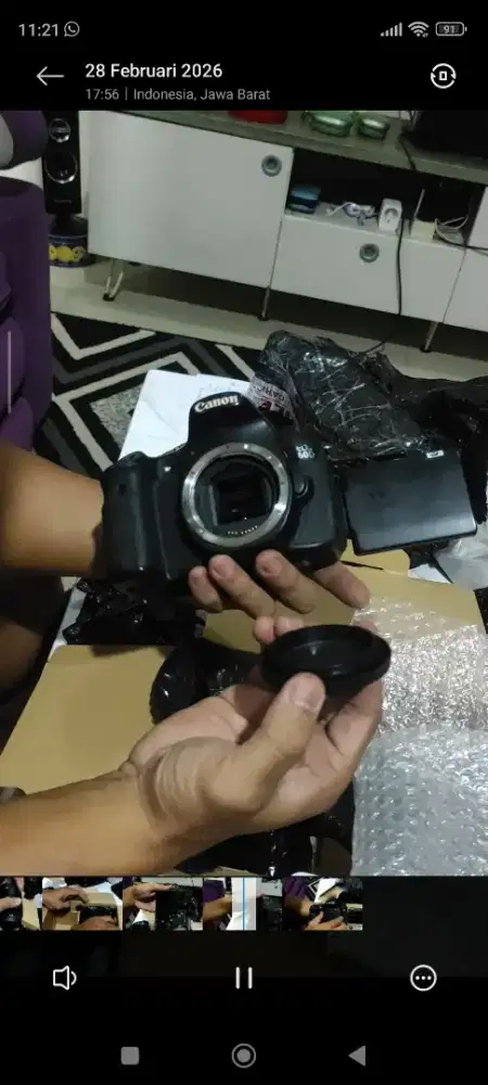 Canon eos 60d .kit 18-66mm murah