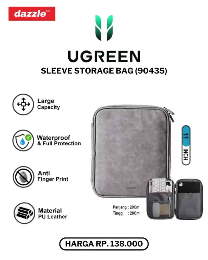 UGREEN SLEEVE STORAGE BAG (90435)